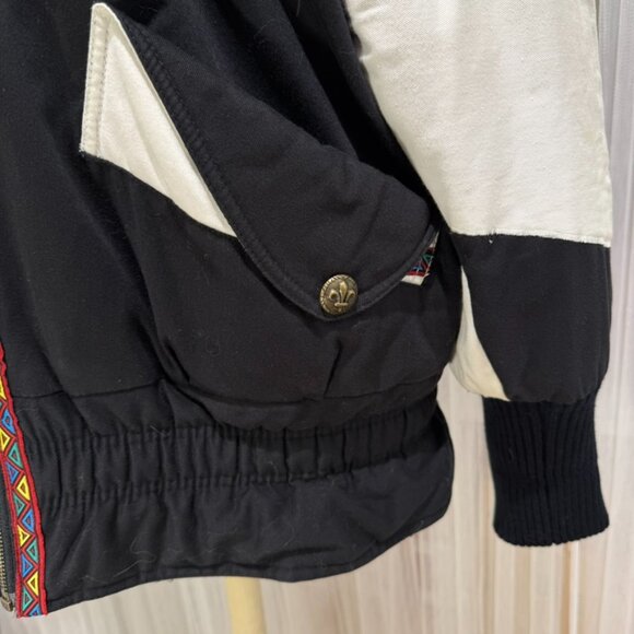 Vintage Neiman Marcus Horse Applique Western Jacket Women's Medium Southwestern - Picture 3 of 15